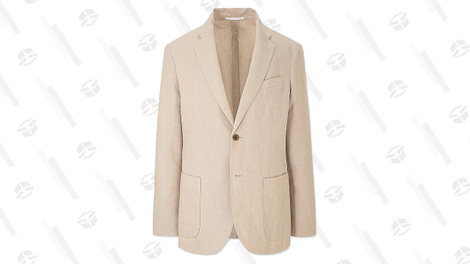 Uniqlo Linen Slim-Fit Jacket, $70